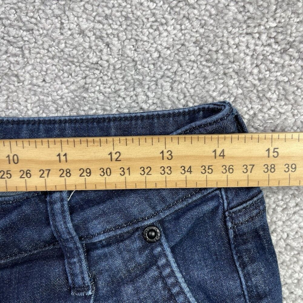 NYDJ Teresa Jeans Women's 4 Petite Wide Leg Crop High Rise Pleated Stretch - Picture 7 of 11